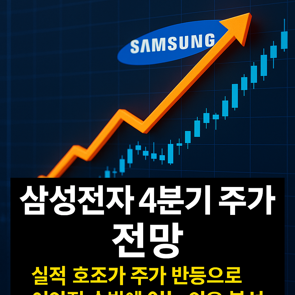 삼성전자 4분기 주가 전망, 실적 호조가 불가피하게 주가 반등으로 이어지는 결정적 이유