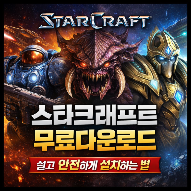스타크래프트 무료다운로드 한 번에 해결하는 방법