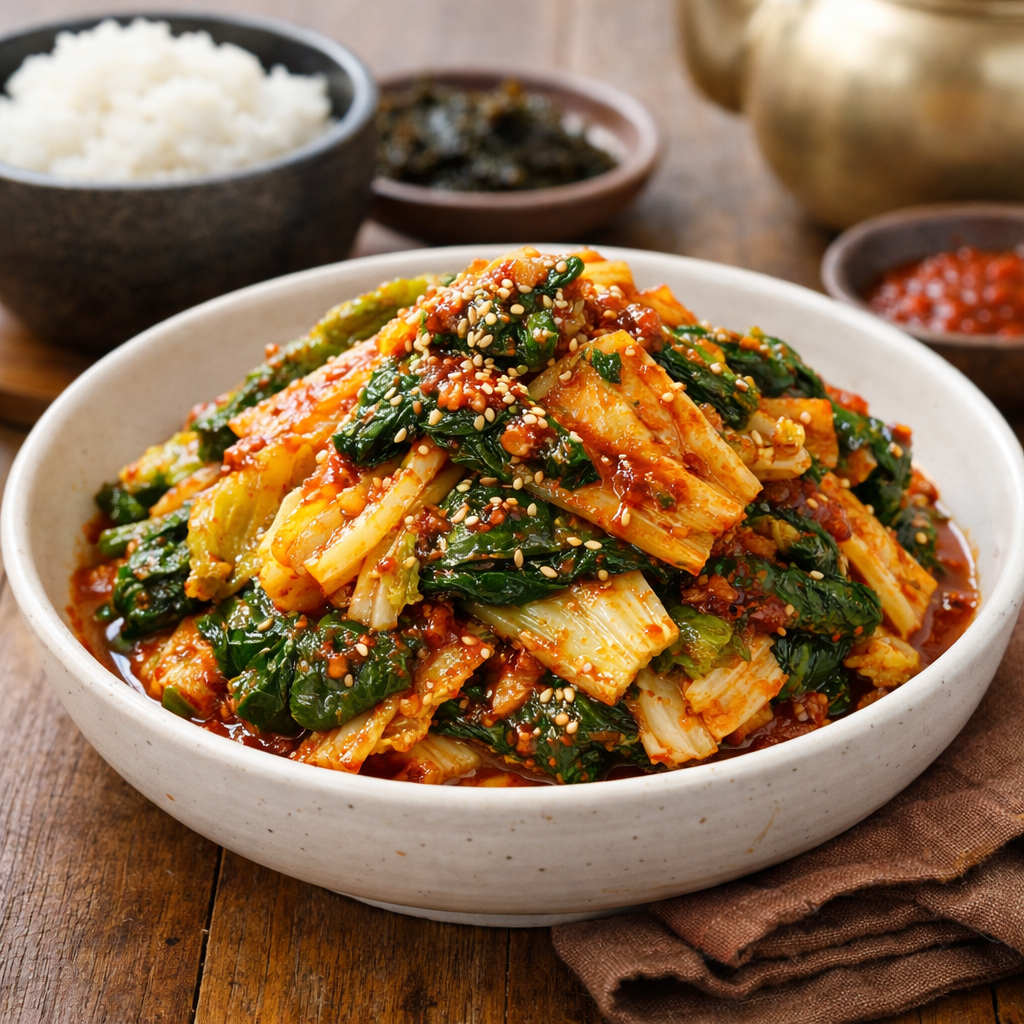 봄동 겉절이 황금 레시피(+비빔밥 양념 참치액)