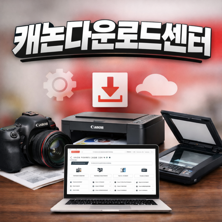 캐논다운로드센터 완벽 활용 가이드