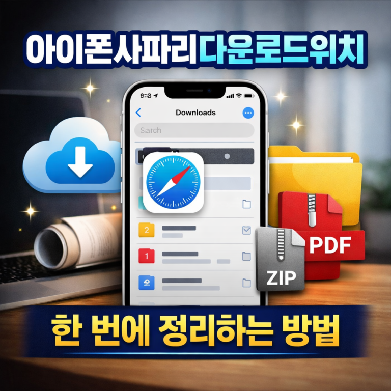 아이폰사파리다운로드위치 한 번에 정리하는 방법