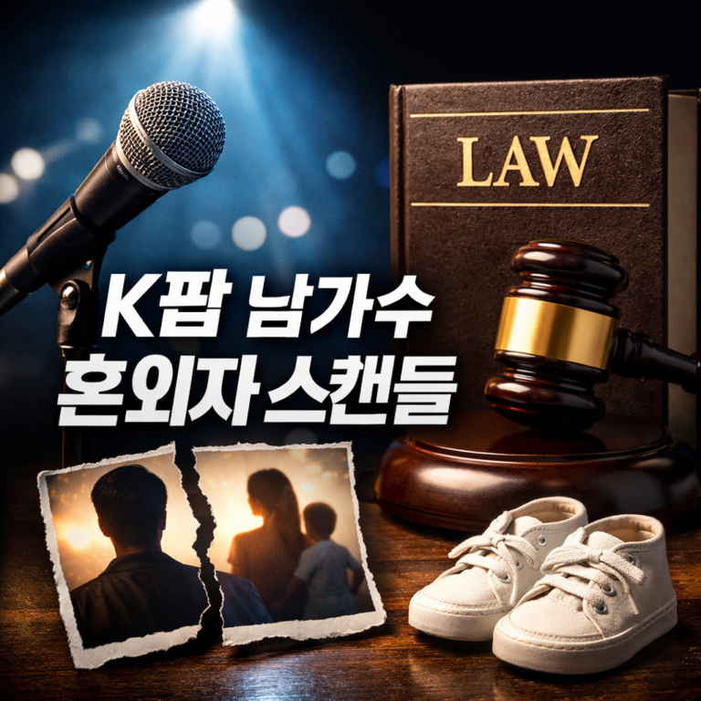 K팝 남가수 혼외자 스캔들