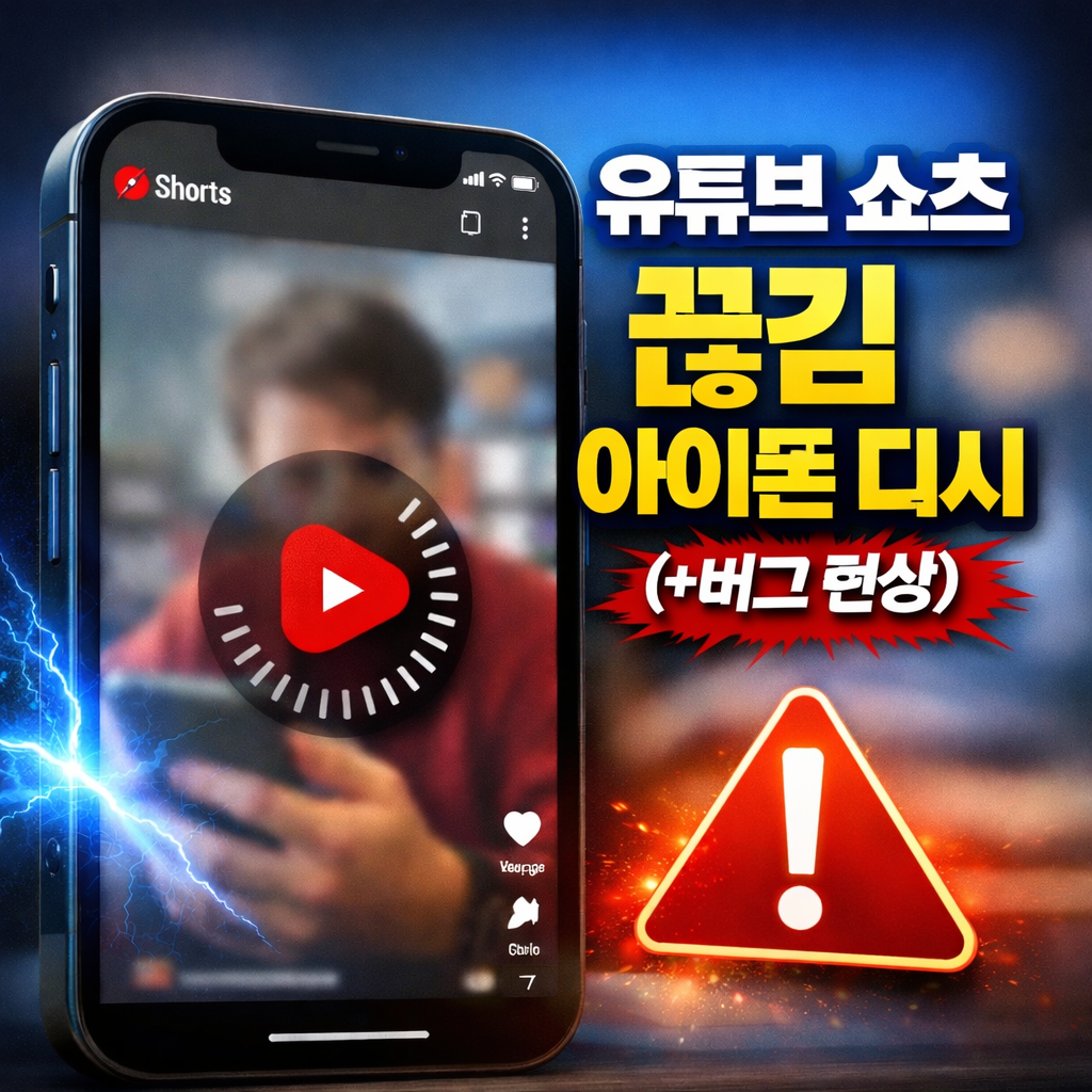 유튜브 쇼츠 끊김 아이폰 디시(+버그 현상)